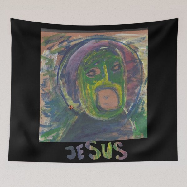 Item preview, Jesus Screaming (Original Painting by ACCI) designed and sold by VanyssaGraphics.