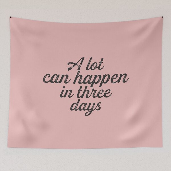 Item preview, A Lot Can Happen In Just 3 Days Faith Christian Quote Cute Letters designed and sold by alenaz.
