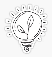 Plant Lightbulb Sticker