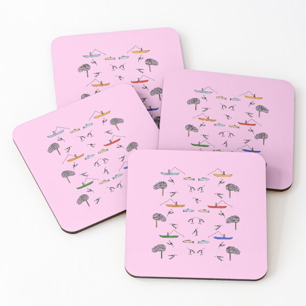 Item preview, Colorful Fly Fishing Pattern (pink) designed and sold by Davey's Designs.