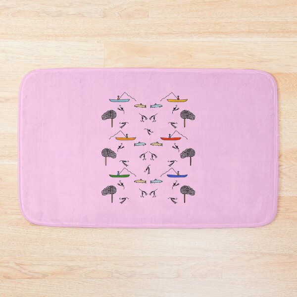 Item preview, Colorful Fly Fishing Pattern (pink) designed and sold by Davey's Designs.
