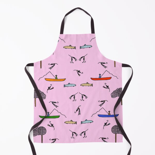 Item preview, Colorful Fly Fishing Pattern (pink) designed and sold by Davey's Designs.