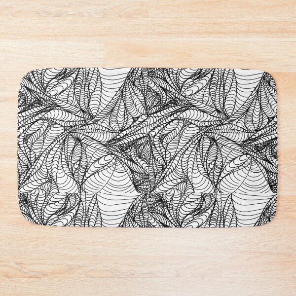 Item preview, weird black and white pattern designed and sold by infjayn : JJK, AOT and Genshin Impact.