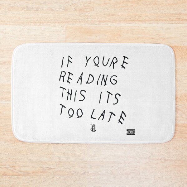 Item preview, "If You're Reading This It's Too Late" Drake Album Cover  designed and sold by ForTheGramZA.