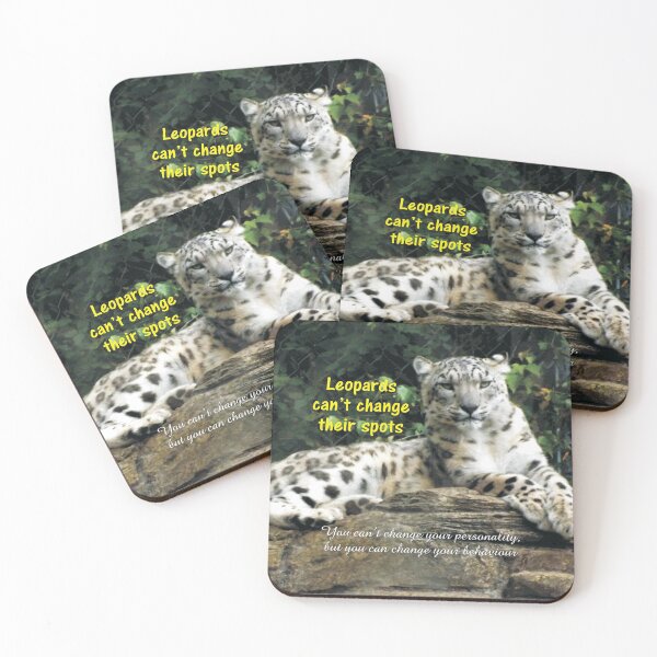 Item preview, Leopards can't change their spots - you can change your behaviour designed and sold by BijouArt.