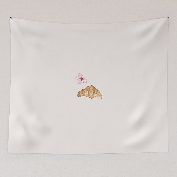Item preview, Cherry Blossom Croissant designed and sold by mooonhannah.