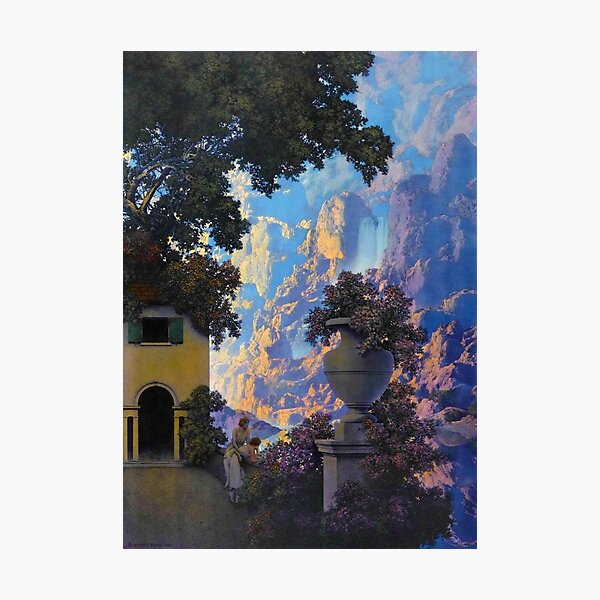 Maxfield Parrish. Sunrise 1933 Photographic Print