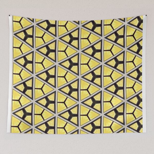 Item preview, yellow hexagons designed and sold by ritusdesigns.