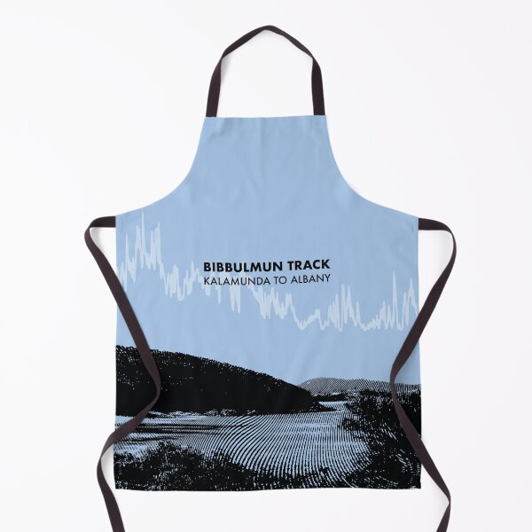 Item preview, The Bibbulmun Track Elevation Art - Blue designed and sold by PilgrimageShop.