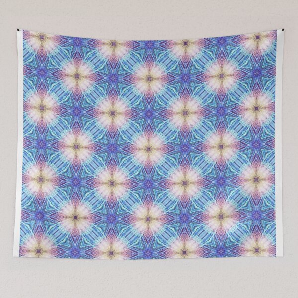 Item preview, white flowers on purple designed and sold by ritusdesigns.