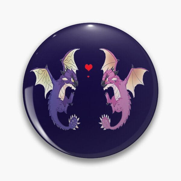 Item preview, Light Blue Rathalos and Pink Rathian Monster Hunter designed and sold by Himy96.