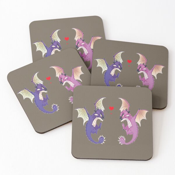 Item preview, Light Blue Rathalos and Pink Rathian Monster Hunter designed and sold by Himy96.