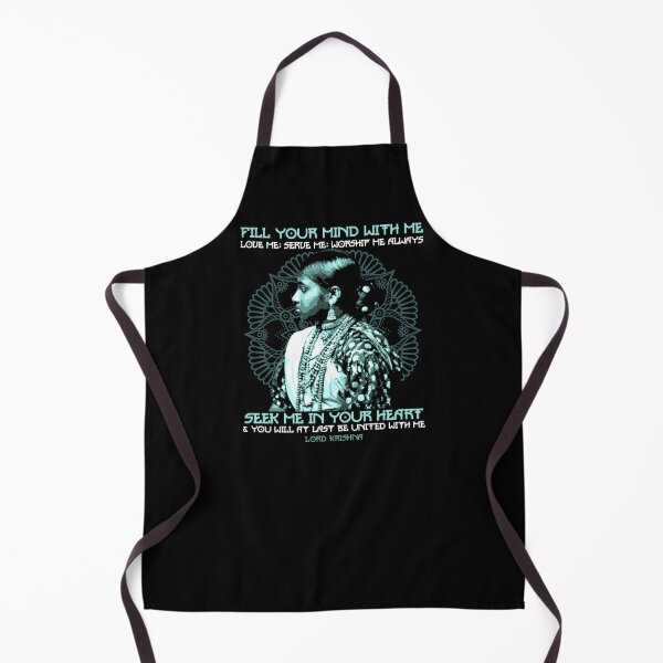 Item preview, Fill Your Mind With Me, Seek Me in Your Heart, Hindu Proverb, Lord Krishna, Mandala Design, Hindu Gift designed and sold by Proverbial Wisdom Design.