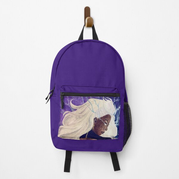 Item preview, Black Woman Storm Blue Purple designed and sold by JeysArtDesign.