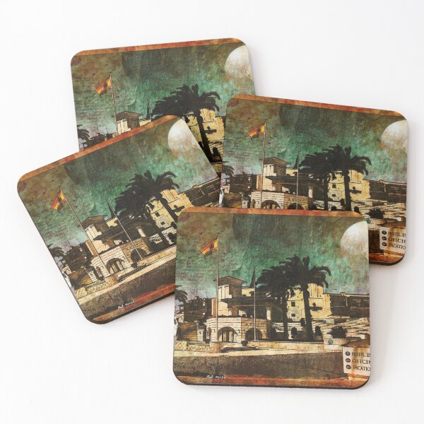 Item preview, Hotel in Spain. Grunge Art. designed and sold by melbeasleyarts.