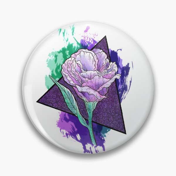 Item preview, Prairie Gentian Triangle Splash designed and sold by Art by Sylph.