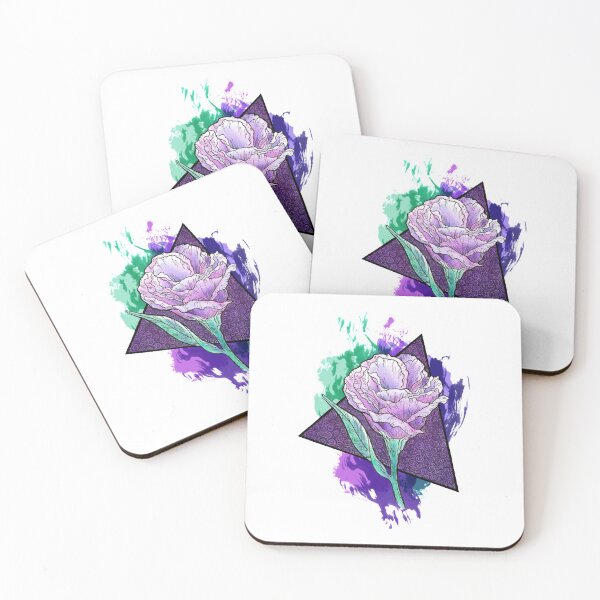 Item preview, Prairie Gentian Triangle Splash designed and sold by Art by Sylph.