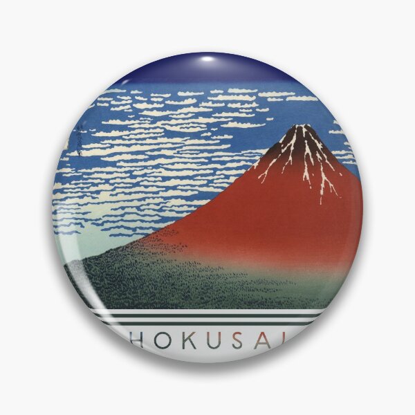 Item preview, Red Fuji "Fine Wind, Clear Morning" by Hokusai Katsushika the Japanese ukiyo-e artist designed and sold by DAEWI PARK.