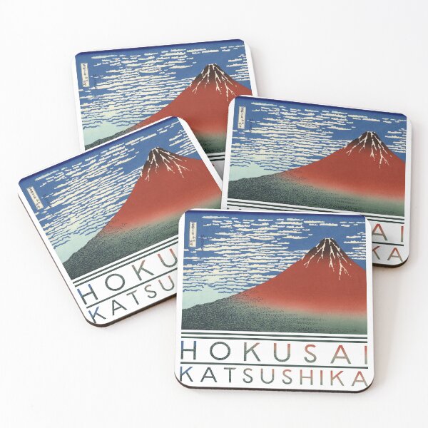 Item preview, Red Fuji "Fine Wind, Clear Morning" by Hokusai Katsushika the Japanese ukiyo-e artist designed and sold by DAEWI PARK.