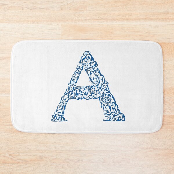 Item preview, Blue Monogram - Letter "A" designed and sold by RoamingRabbit.