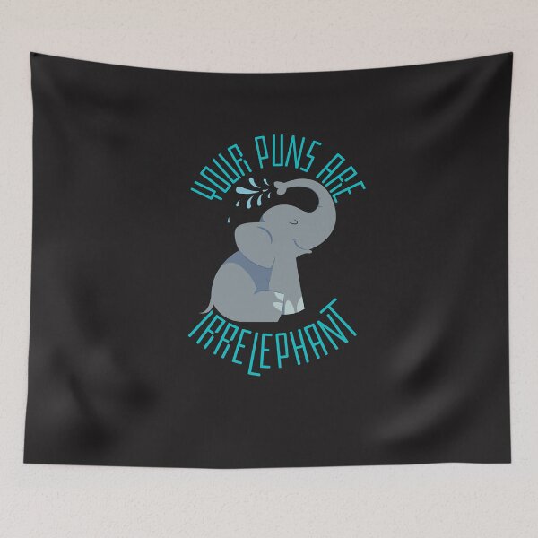 Item preview, Funny Elephant - Irrelephant Puns designed and sold by laiwole.