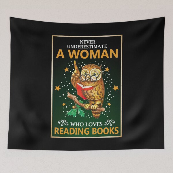 Item preview, Never Underestimate A Woman Who Love Reading Books designed and sold by Stewar-ArtCool.