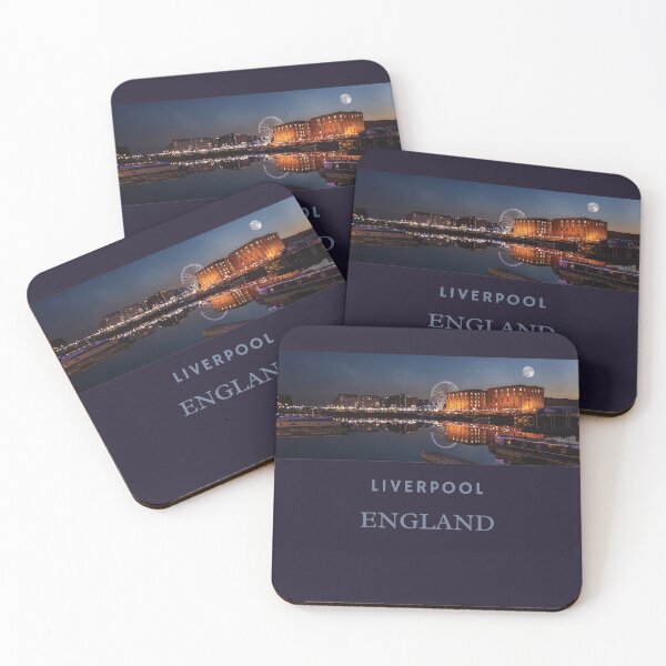 Item preview, Blue hour in the Salthouse Dock in Liverpool. Great souvenir from Liverpool. England designed and sold by Kipcio.