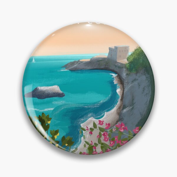 Item preview, Amalfi vintage travel poster designed and sold by Arctic frame studio.