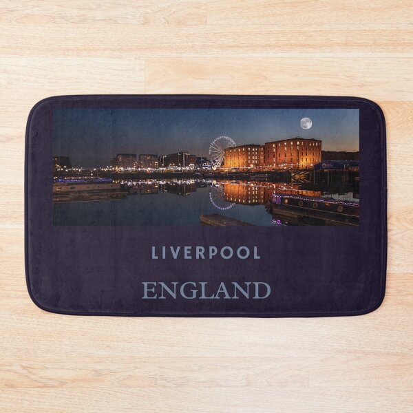 Item preview, Blue hour in the Salthouse Dock in Liverpool. Great souvenir from Liverpool. England designed and sold by Kipcio.