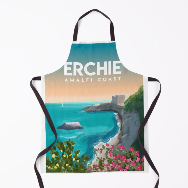 Item preview, Amalfi vintage travel poster designed and sold by Arctic frame studio.
