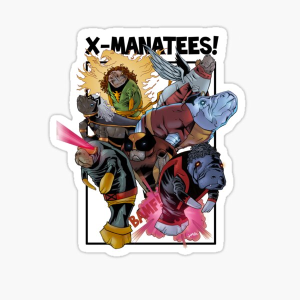 Item preview, X-Manatees! SALE! designed and sold by jomiha.