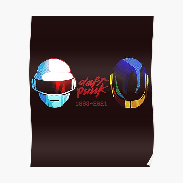 Conception limitée Daft-Pulp Punk Forever Poster