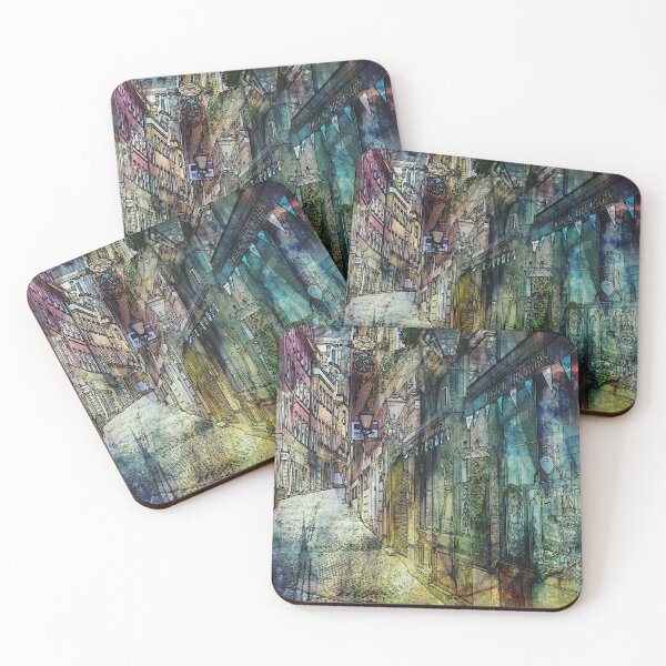 Item preview, Grunge art, English street. designed and sold by melbeasleyarts.