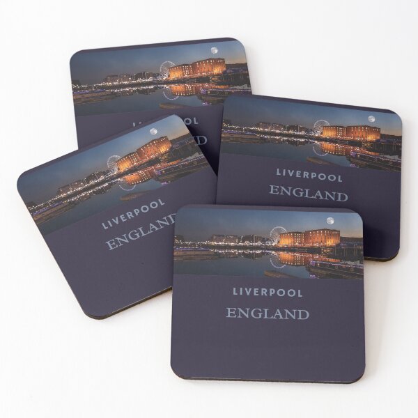 Item preview, The Salthouse Dock at night. Great souvenir from Liverpool. England designed and sold by Kipcio.