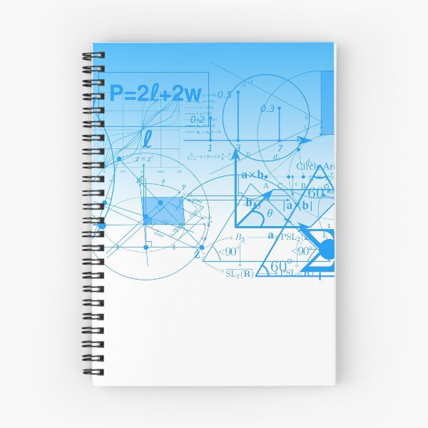 Item preview, Mathematical Formula Sky Blue designed and sold by Ayadsan.