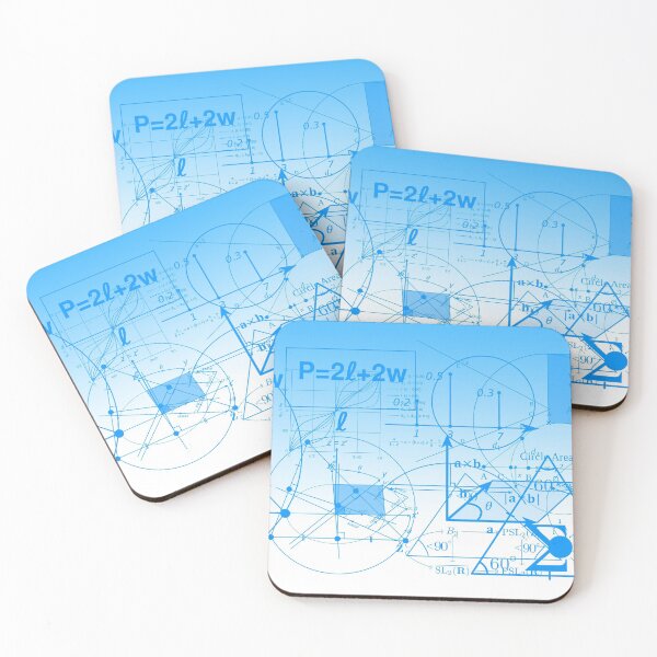 Item preview, Mathematical Formula Sky Blue designed and sold by Ayadsan.