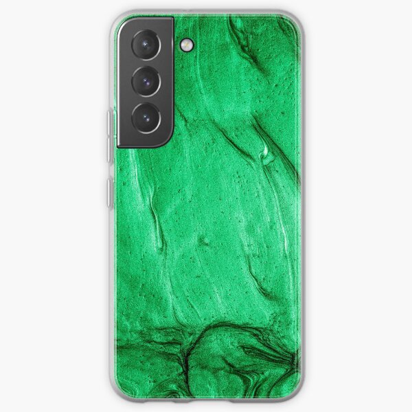 glamour 006 flüssige grüne Farben Samsung Galaxy Flexible Hülle