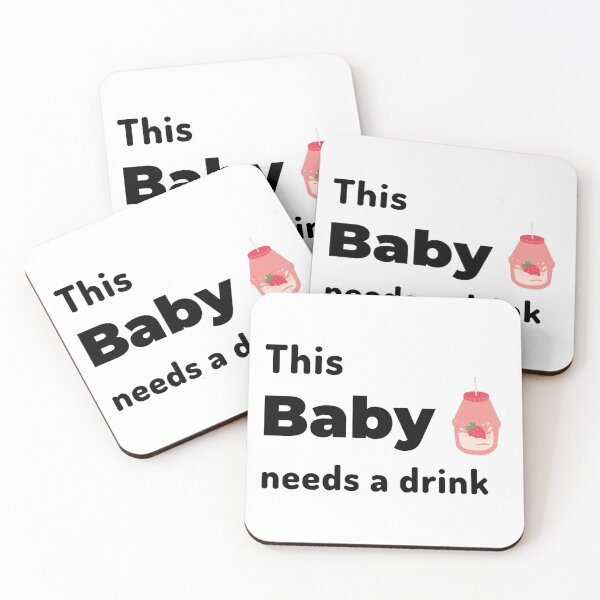 Item preview, Funny baby needs his drink quotes designed and sold by Manoroma.
