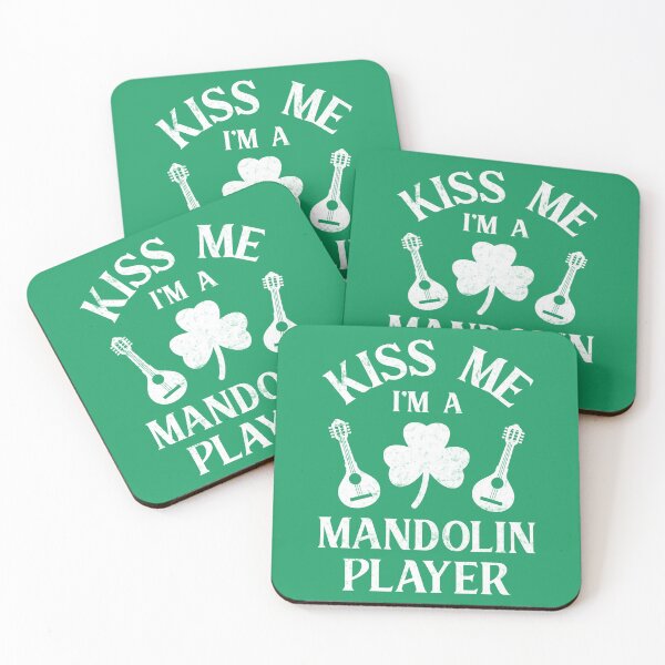 Item preview, Kiss Me I'm a Mandolin Player - St. Patrick's Day designed and sold by K-icon.
