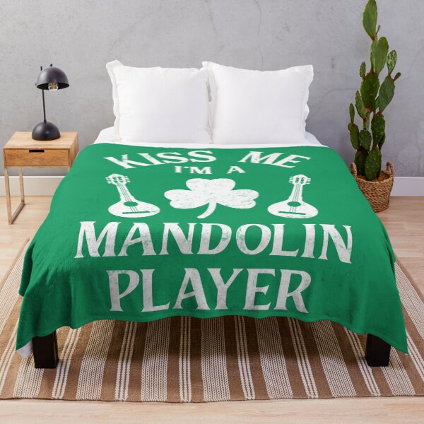 Item preview, Kiss Me I'm a Mandolin Player - St. Patrick's Day designed and sold by K-icon.