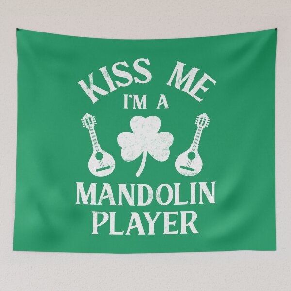 Item preview, Kiss Me I'm a Mandolin Player - St. Patrick's Day designed and sold by K-icon.