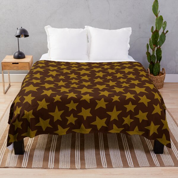Item preview, Bold Doodle Stars // Brown designed and sold by The Wellington Boot.
