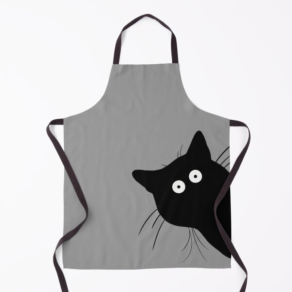 Item preview, Peeking black cat, hiding black cat, sneaky black cat designed and sold by fluffyfriends.