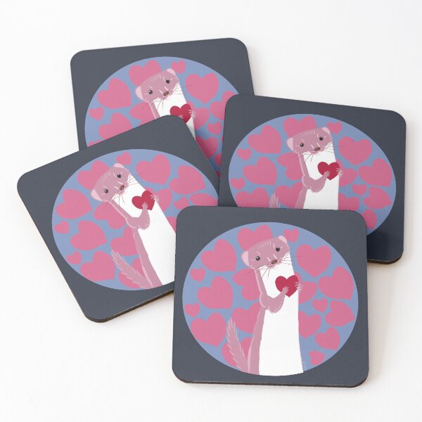 Item preview, Woman Weasel in pink designed and sold by belettelepink.