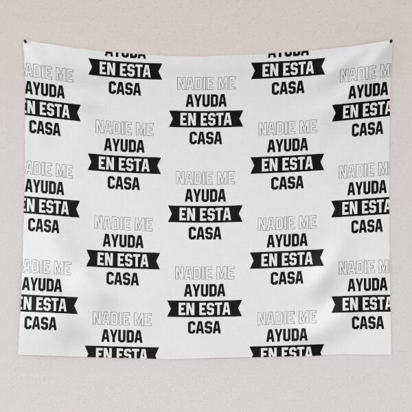Item preview, Nadie Me Ayuda En Esta Casa designed and sold by DiogoCalheiros.