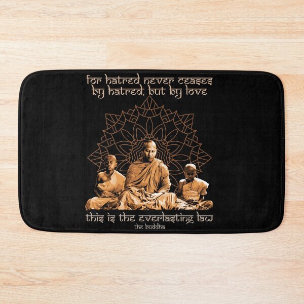 Item preview, For Hatred Never Ceases by Hatred But By Love, Buddhist Proverb, Mandala, Buddhist Gift designed and sold by Proverbial Wisdom Design.