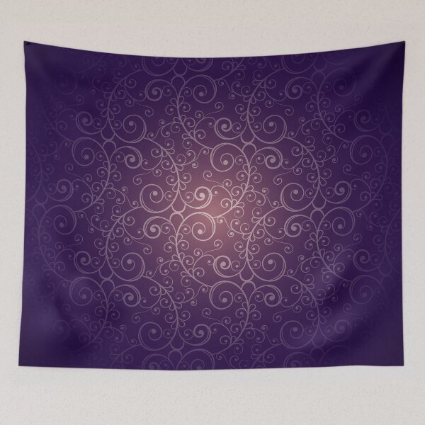 Item preview, Ornamental Pattern With Purple Color designed and sold by fahadabu.