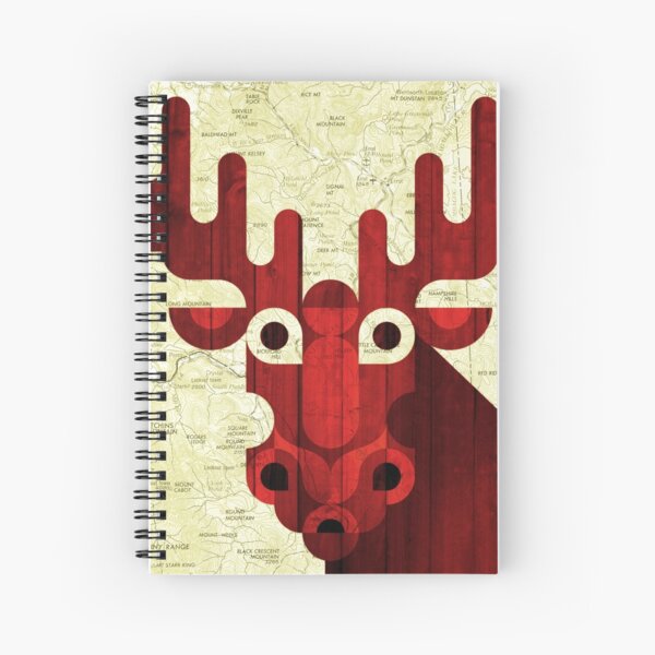 Moose Spiral Notebook