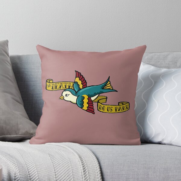 Til Death Do Us Part Throw Pillow