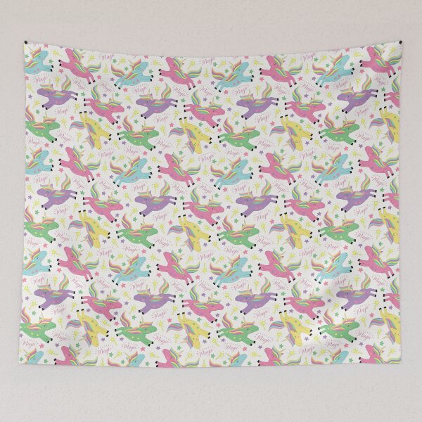Item preview, Magic flying unicorn designed and sold by hugohankeBch.